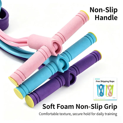 Adjustable Foam Non-Slip Resistance Band for Core and Lower Body Workouts - Portable Strength Training Equipment for Home Fitness